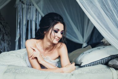 Çok kadın Model beyaz Vintage iç rüya