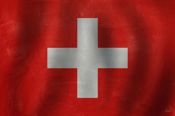 Me encanta Suiza. Fondo de bandera suiza —  Fotos de Stock