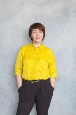 Başarılı bir iş kadını yönetici portresi