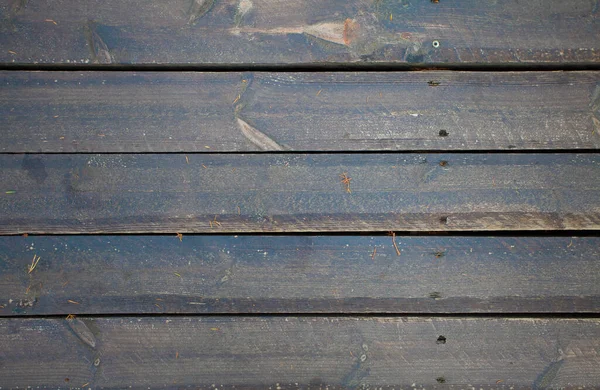 Синяя Текстура Грубых Деревянных Ограждений — стоковое фото