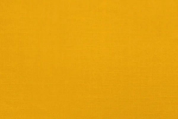 Vivid Yellow Leinen Textile Hintergrund Abstrakte Natürliche Textur — Stockfoto