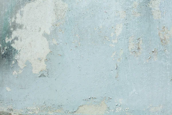 Textura Parede Resistente Intemperismo Azul Claro Fundo Velho Com Crack — Fotografia de Stock