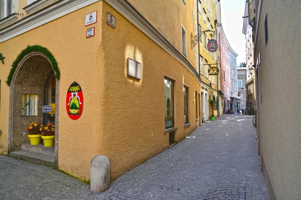 Strada în Salzburg, austria — Fotografie, imagine de stoc