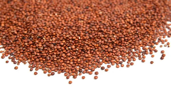 Quinoa-Körner über Weiß — Stockfoto
