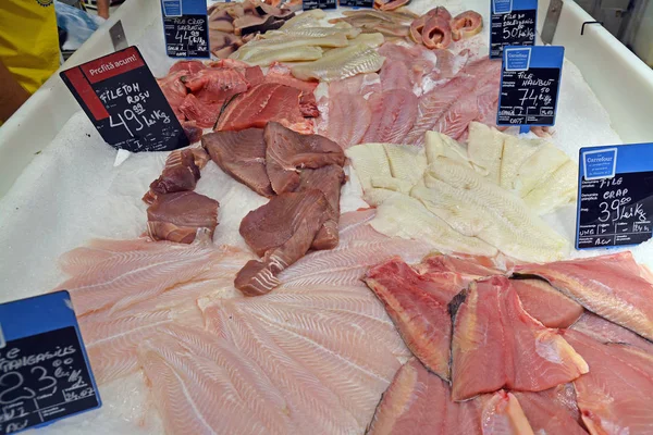 Fish fillet market — Stock Photo, Image