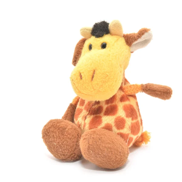 Peluche giraffa giocattolo — Foto Stock