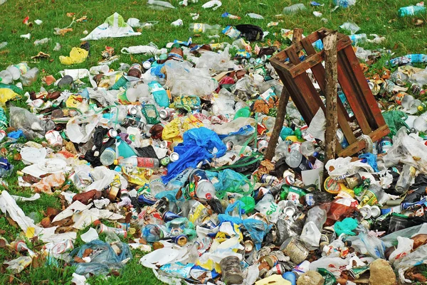 Basura basura basura contaminación — Foto de Stock