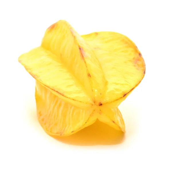 Carambola fruit isolated on white — Stock Photo, Image