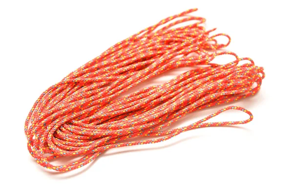 Red thin rope — Stock Photo, Image