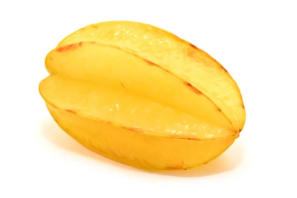 Carambola frutta su bianco — Foto Stock