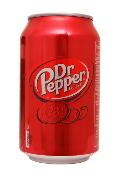 Dr pepper can — Stock Photo, Image