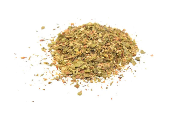 Oregano spice on white — Stock Photo, Image