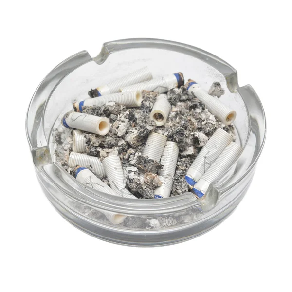Ashtray with cigar butts Royalty Free Stock Photos