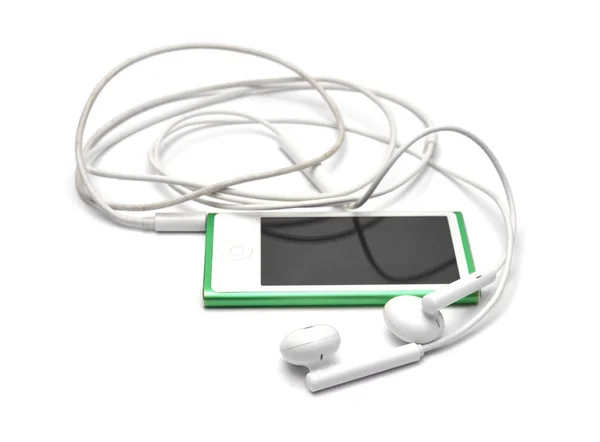 MP3-speler op wit — Stockfoto