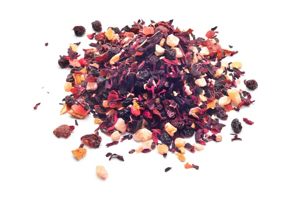Dried tea  on white — Stock Photo, Image