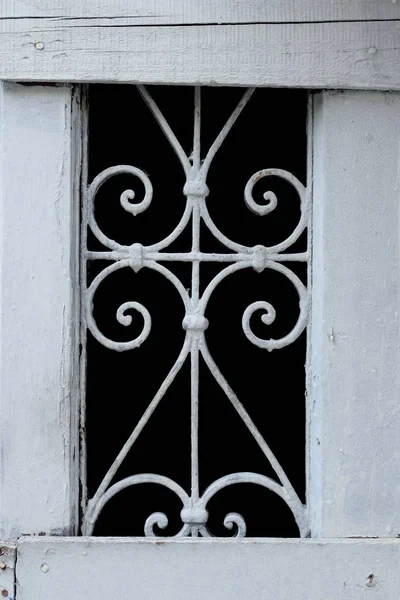 Cadre en bois motif métallique — Photo