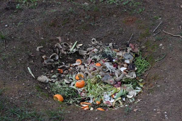 Pit composting — 图库照片