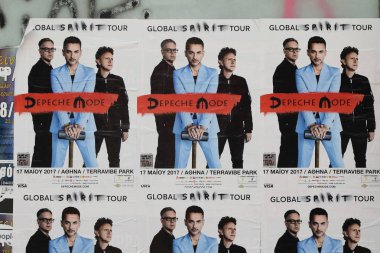 Depeche mode konser posterleri