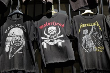 Camisetas de metal pesado Foto editorial de stock sirylok 194446946