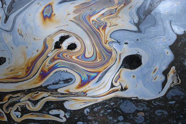 Teer Wasser abstrakte Farben — Stockfoto