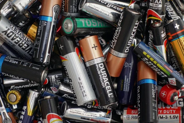 Daur ulang baterai — Stok Foto