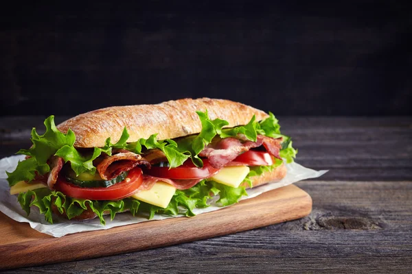 Sandwich sottomarino fresco — Foto Stock