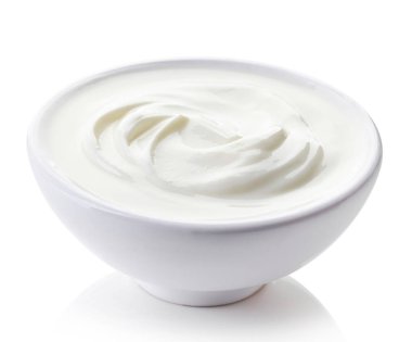 Schale mit griechischen Joghurt