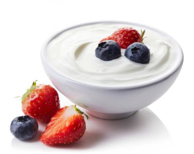 Schale mit griechischen Joghurt