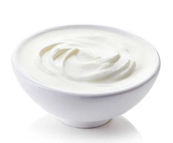 Schüssel griechischer Joghurt — Stockfoto