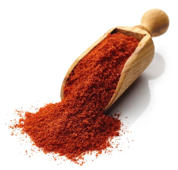 Naběračka paprika prášku — Stock fotografie