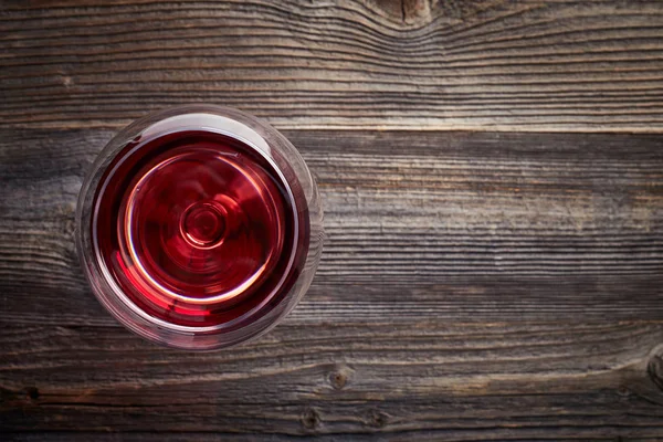 Glas Rotwein — Stockfoto