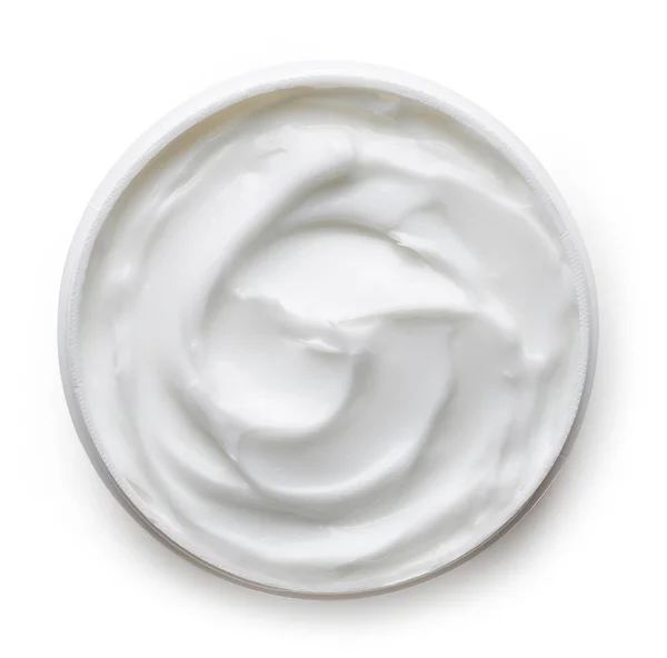 Weiße kosmetische Creme — Stockfoto