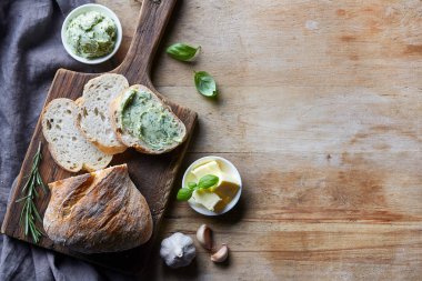 taze ciabatta ekmeği