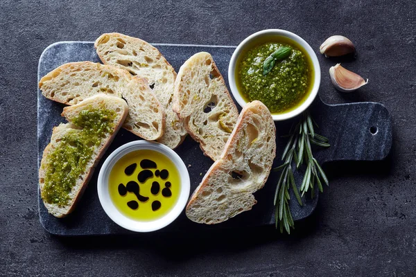 Pane di ciabatta fresco — Foto Stock