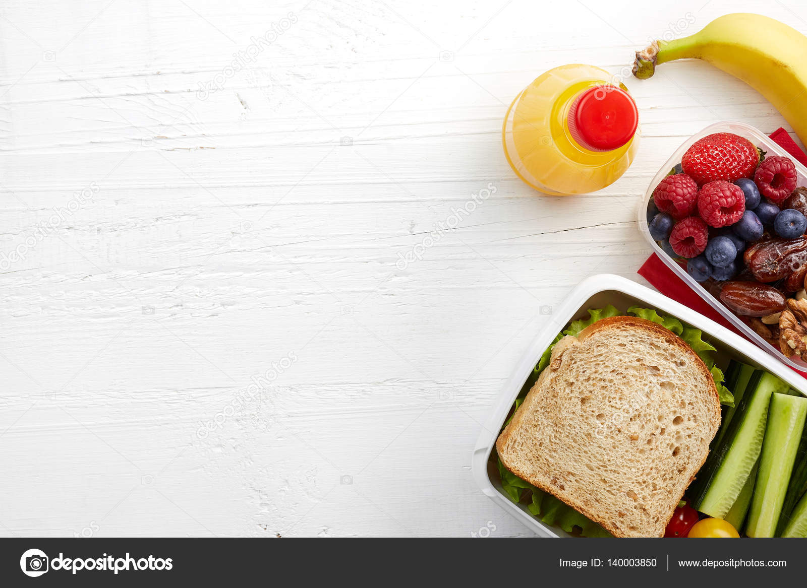 Healthy lunch box — Stock Photo © baibaz #140003850