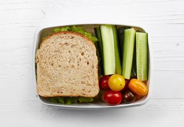Egészséges ebéd-box — Stock Fotó