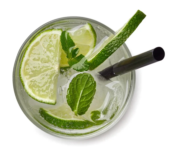 Cocktail al mojito o bibita gassata — Foto Stock