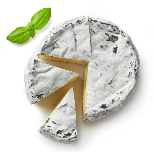 Stück Camembert-Käse — Stockfoto