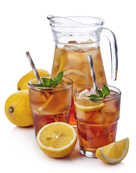 Tè freddo al limone — Foto Stock