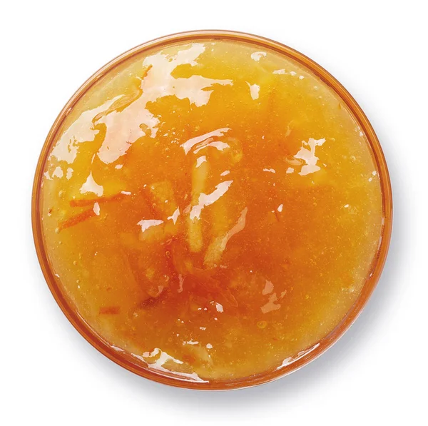 Ciotola di marmellata d'arancia — Foto Stock