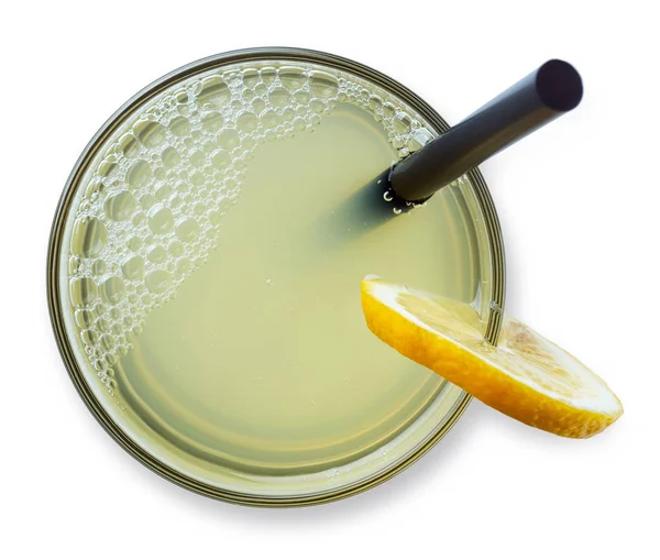 Verre de jus de citron — Photo