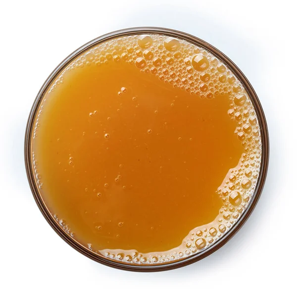 Szklanka soku brzoskwiniowego — Zdjęcie stockowe