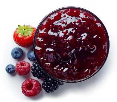 Vahşi berry reçel kase