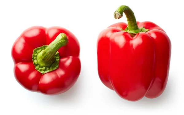 Sweet red pepper isolated on white — Stock Photo, Image