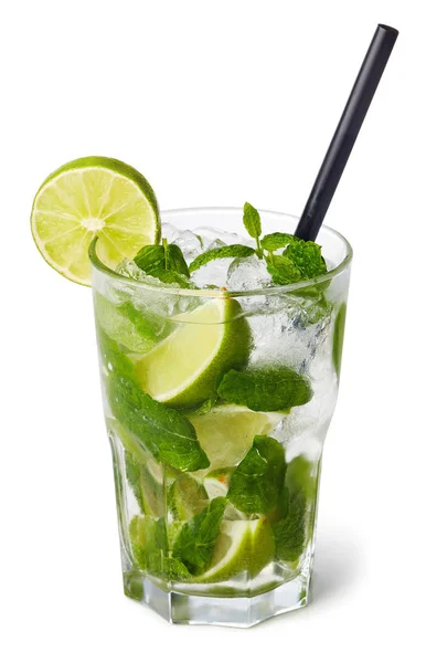 Glas mojito cocktail — Stockfoto