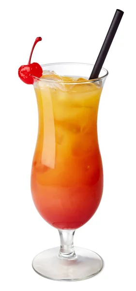 Bicchiere di Tequila Sunrise cocktail — Foto Stock