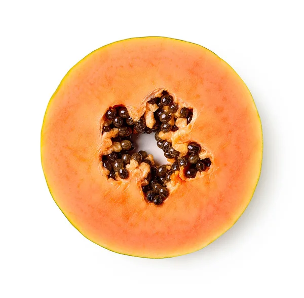 Snijd van verse rijpe papaja 's — Stockfoto
