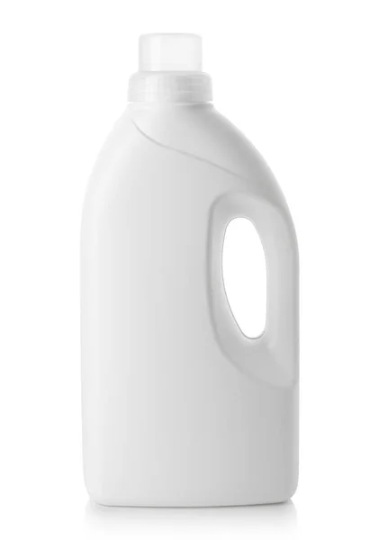 Botella Plástico Con Asa Producto Limpieza Aislada Sobre Fondo Blanco —  Fotos de Stock
