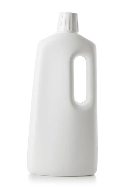 Botella Plástico Con Asa Producto Limpieza Aislada Sobre Fondo Blanco —  Fotos de Stock