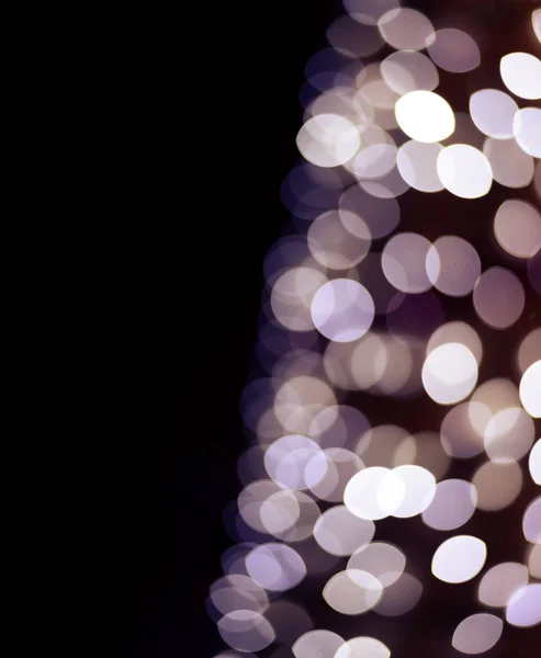 Árbol de Navidad luces bokeh —  Fotos de Stock